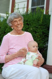 with Great Grandma Della